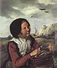 Caldwell-fisher Paintings - Fisher Girl by Frans Hals